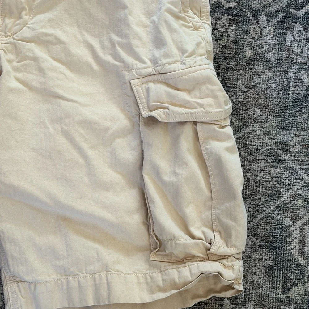 Banana Republic Shorts Mens 34 Khaki Cargo Pockets Hiking Utility Outdoor Y2K